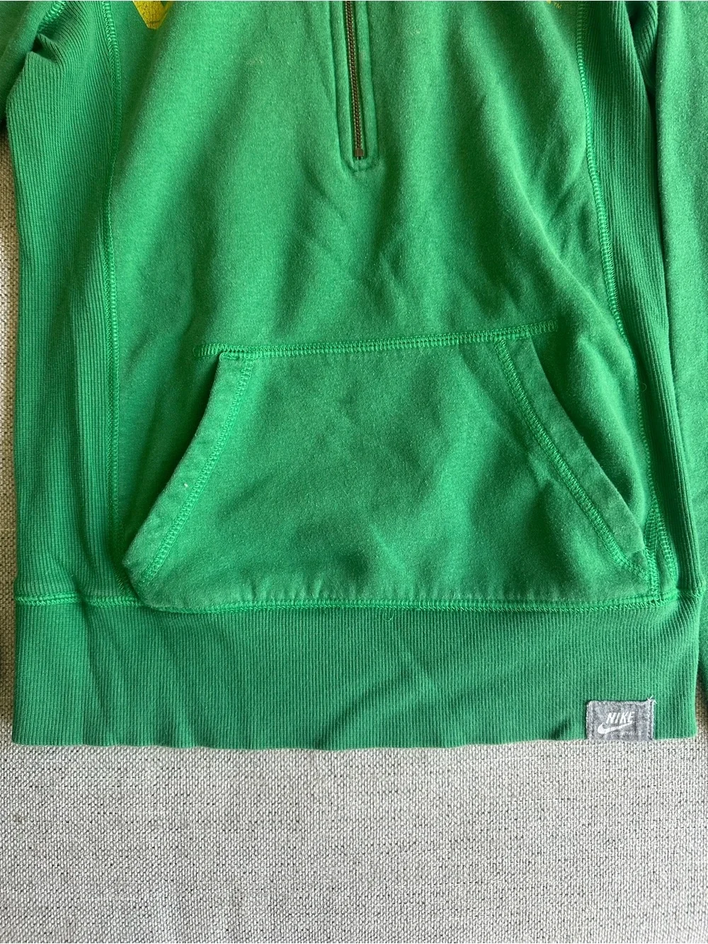 Nike University of Oregon Ducks Half Zip Hoodie Women's Small